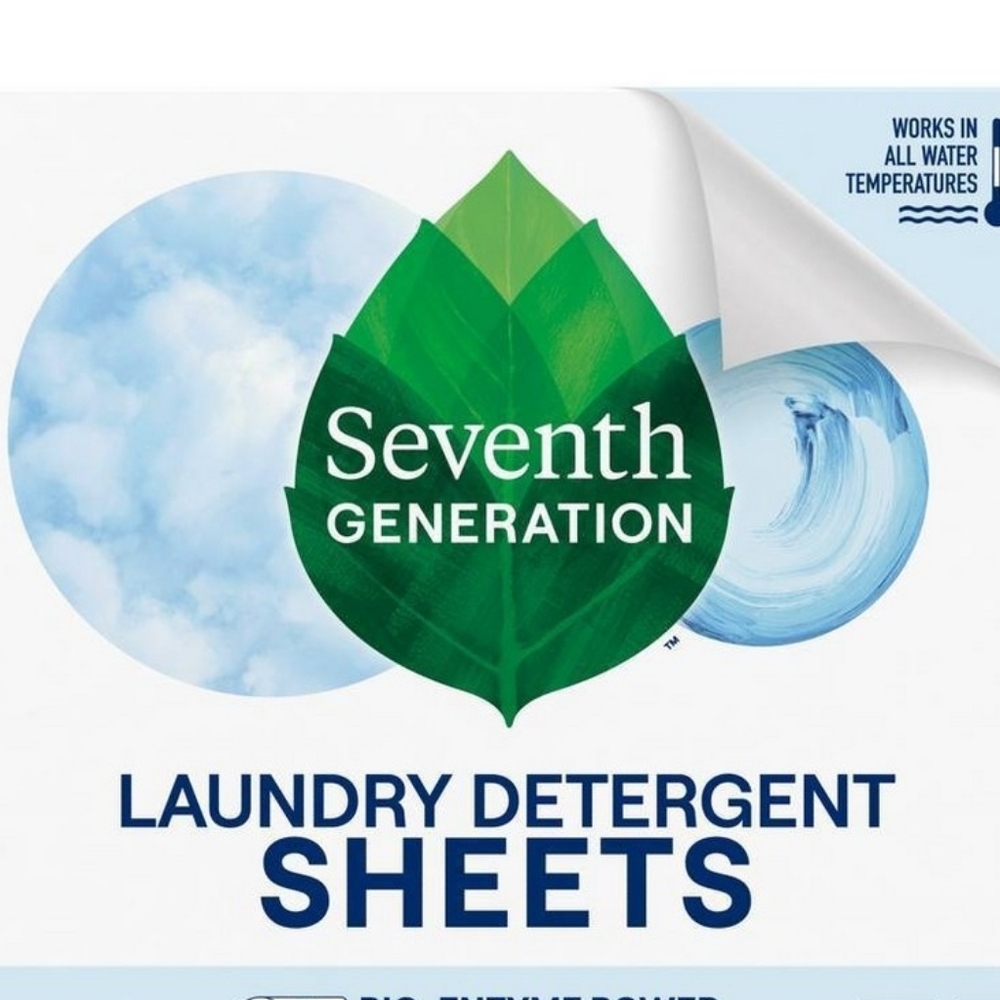 💣♡Seventh Generation Laundry Detergent Sheets - Free & Clear - Dve-Free